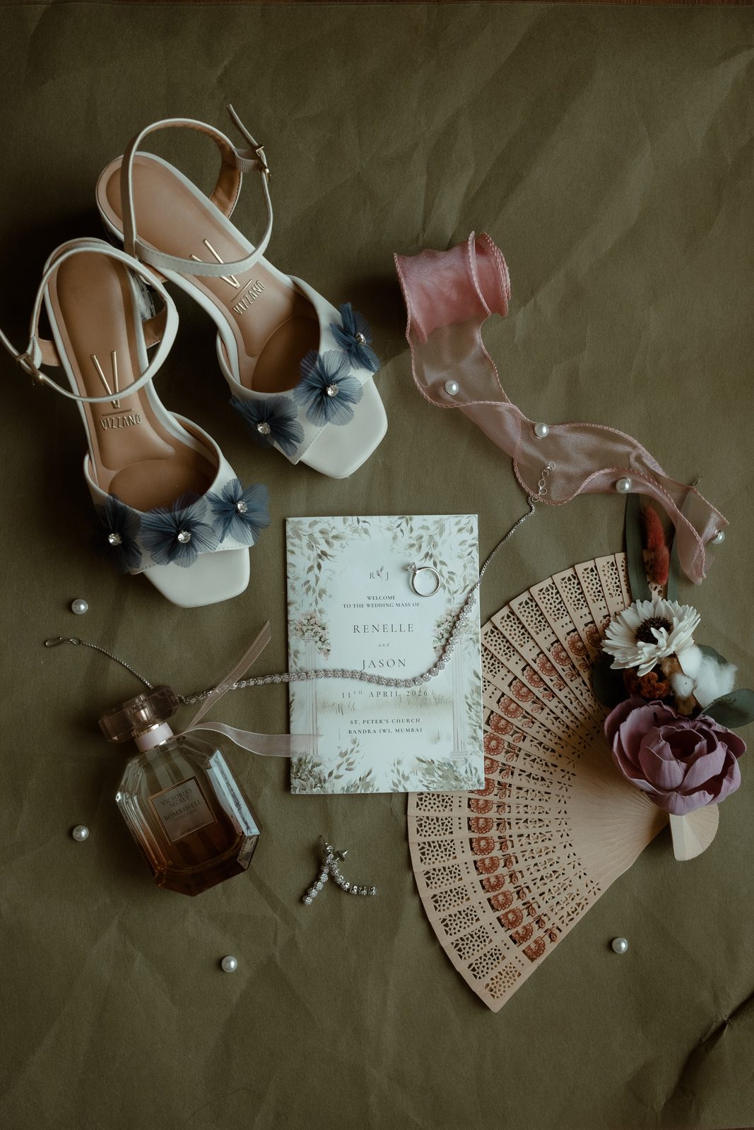 Seasonal wedding florals